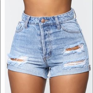 Fashion nova jean shorts